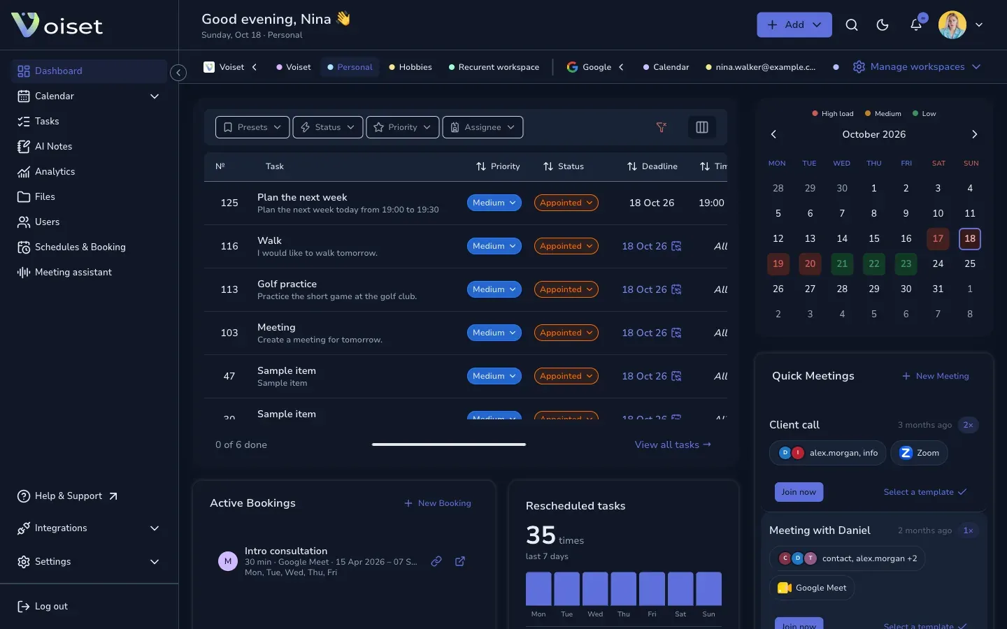 Dark theme