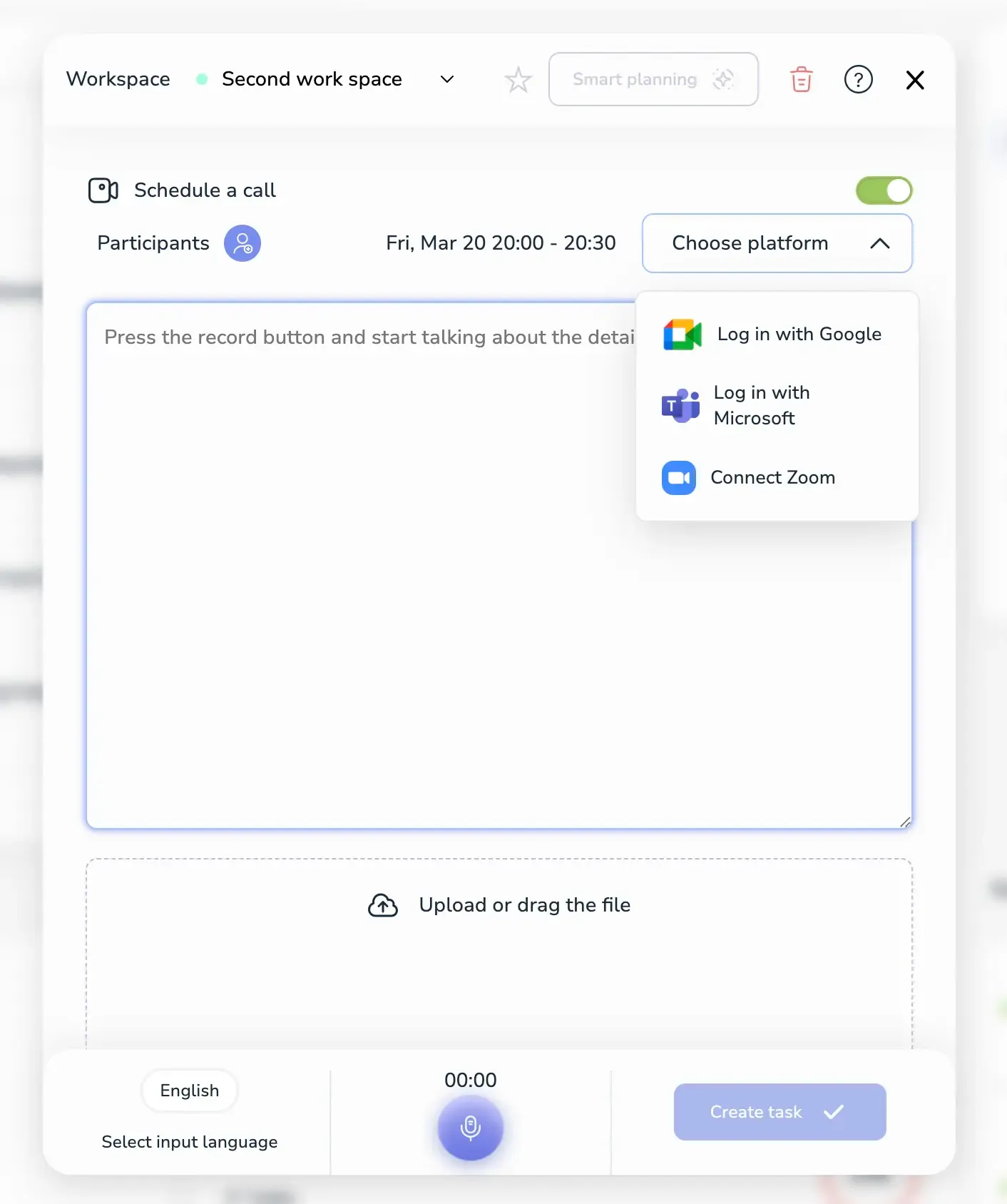 Voiset alternative way to connect zoom